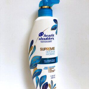 H&S Supreme Sulfate Silicone Free Detox&Hydrate Shampoo w/Jojoba &Coconut Water